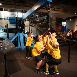 Adventure Science Center - NISSAN's Lever Car is a fan favorite. Can you lift a car by yourself?