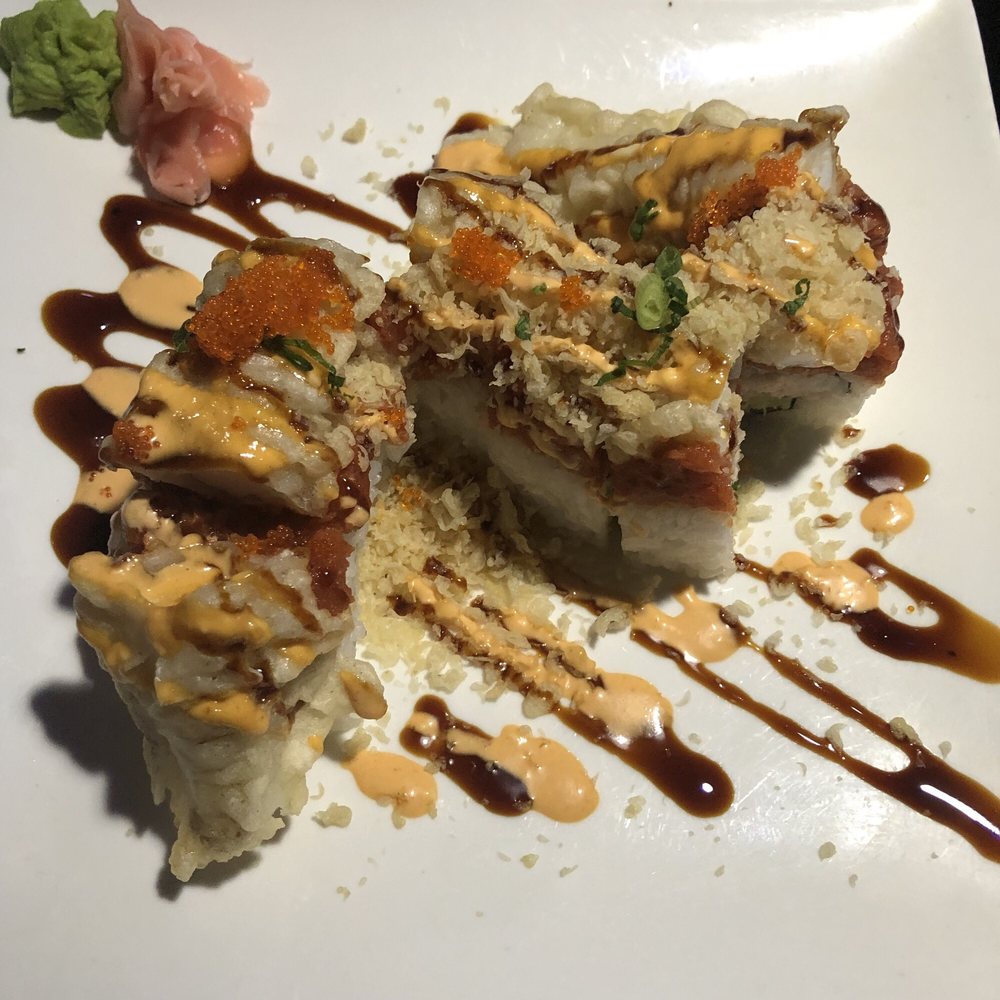 Ronnie Sushi - Open Your Mouth Roll #2 (with calamari) - Sushi Bars Near Me - Anchorage, Alaska Ronnie Sushi - Open Your Mouth Roll #2 (with calamari) - Sushi Bars Near Me - Anchorage, Alaska