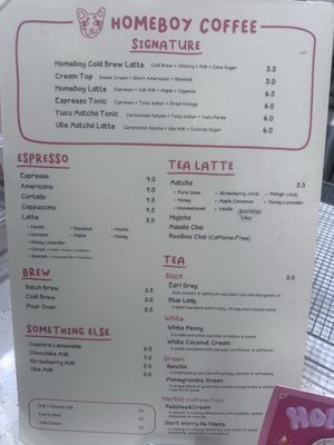 Menu photo 6 Homeboy Coffee Artesia, CA Menu photo 6 Homeboy Coffee Artesia, CA
