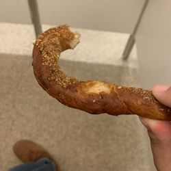 Auntie Anne's - Hard because it's over cooked