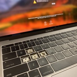 Keyboard replacement due to dirty keys! Be careful eating in front of your macbook!