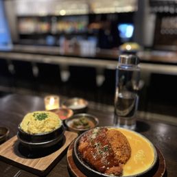 Kimchi Fried Rice with Chicken Katsu