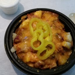 Baked Potato with Pedro's chili!