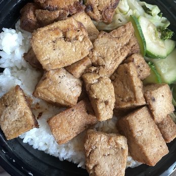 Teriyaki Madness - Tofu Teriyaki Bowl w white rice - Asian Fusion Near Me - New York, New York Teriyaki Madness - Tofu Teriyaki Bowl w white rice - Asian Fusion Near Me - New York, New York