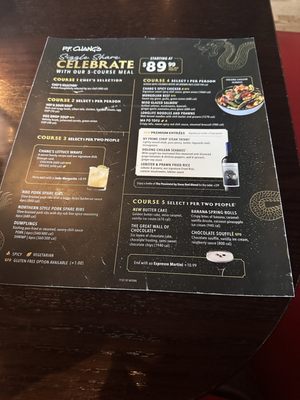 Menu photo 1 P.F. Chang's Scottsdale, AZ Menu photo 1 P.F. Chang's Scottsdale, AZ