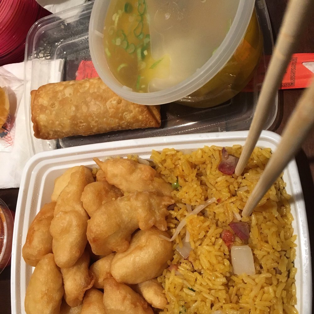 Chinese Gourmet Kitchen - Sweet and sour chicken combo comes with soup and egg roll - Chinese Near Me - Rosendale, New York Chinese Gourmet Kitchen - Sweet and sour chicken combo comes with soup and egg roll - Chinese Near Me - Rosendale, New York