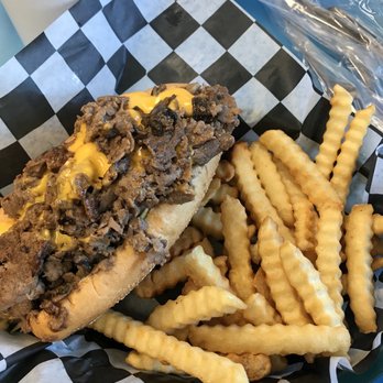 Rick's Cheesesteak Shop - Cheese steak with cheese whiz - Cheesesteaks Near Me - Williamsburg, Virginia