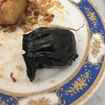 Capital Seafood Beverly Hills - Gold plating on the squid ink har gow - Dim Sum Near Me - Beverly Hills, California
