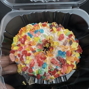 Donut Bar + Coffee - Fruity Pebbles Donut - Coffee & Tea Near Me - Southfield, Michigan