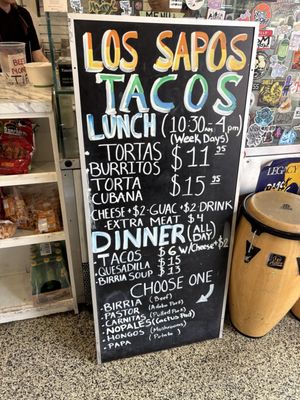 Menu photo 2 Los Sapos Tacos Vancouver, BC Menu photo 2 Los Sapos Tacos Vancouver, BC