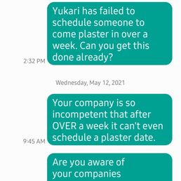 Owner (Ron) or management (Yukari) won't respond to emails or text messages.