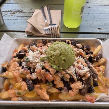 Mucho Aloha Brewhouse - Carne asada fries - Brewpubs Near Me - Koloa, Hawaii