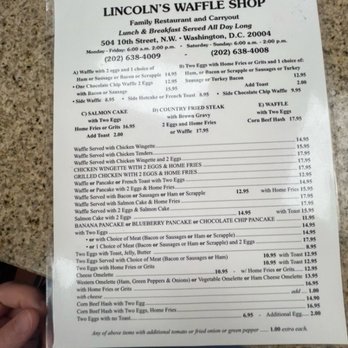 Lincoln's Waffle Shop - American Near Me - Washington, DC, District of Columbia Lincoln's Waffle Shop - American Near Me - Washington, DC, District of Columbia