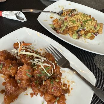 Spice Grill Indian Cuisine - Gobi Manchurian and papdi chaat - Indian Near Me - Jacksonville, Florida Spice Grill Indian Cuisine - Gobi Manchurian and papdi chaat - Indian Near Me - Jacksonville, Florida