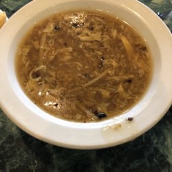 Happy Chinese Wok & Sushi - Hot & Sour soup. Very good!