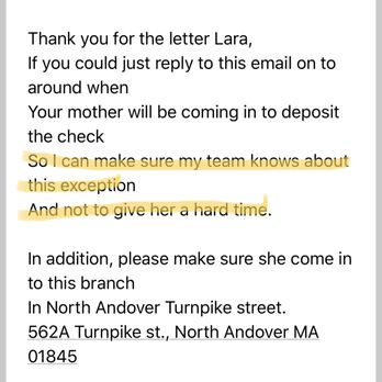 Salem Five Bank - Proof of Camille Inumerables (AKA Salem Five) agreeing to deposit my check. This is just one of half a dozen emails from Salem Five - Banks & Credit Unions Near Me - North Andover, Massachusetts Salem Five Bank - Proof of Camille Inumerables (AKA Salem Five) agreeing to deposit my check. This is just one of half a dozen emails from Salem Five - Banks & Credit Unions Near Me - North Andover, Massachusetts