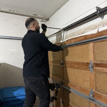 Safety Garage Door - Actual work being done on my garage door - Garage Door Services Near Me - Daly City, California