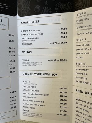 Menu photo 3 BB Bistro Box Houston, TX