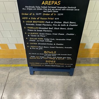 Four Brothers - Menu of Four Brothers - Venezuelan Near Me - San Antonio, Texas
