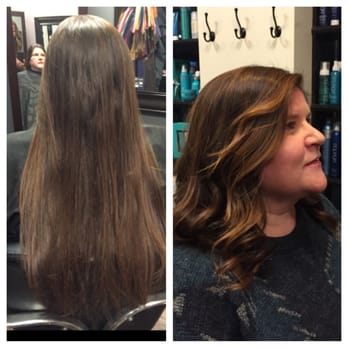 Amethyst Skye Salon - Before and after!! Loving the serious update!! - Hair Salons Near Me - Mount Prospect, Illinois
