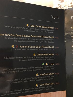 Menu photo 5 Udom Thai Centennial, CO
