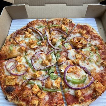 Pizza Day - Paneer Pizza with Spicy Sauce - Pizza Near Me - Austin, Texas Pizza Day - Paneer Pizza with Spicy Sauce - Pizza Near Me - Austin, Texas