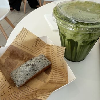 Danbi Coffee - Matcha rain and Black Sesame Financier - Coffee & Tea Near Me - Pasadena, California Danbi Coffee - Matcha rain and Black Sesame Financier - Coffee & Tea Near Me - Pasadena, California
