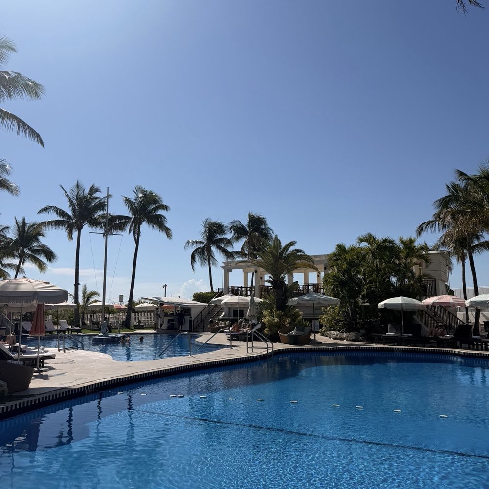 The Savoy - View of both pools - Resorts Near Me - Miami Beach, Florida The Savoy - View of both pools - Resorts Near Me - Miami Beach, Florida