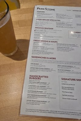 Menu photo 1 Parkstone Wood Kitchen Portland, OR