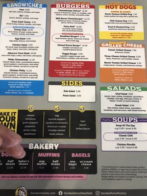 Menu photo 8 Dandee Donut Factory Deerfield Beach, FL