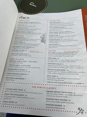 Menu photo 8 The Porch Dallas, TX Menu photo 8 The Porch Dallas, TX