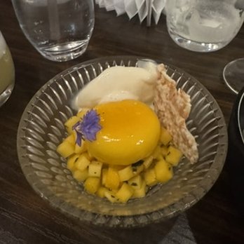 Sparrow + Wolf - mango dessert - New American Near Me - Las Vegas, Nevada Sparrow + Wolf - mango dessert - New American Near Me - Las Vegas, Nevada