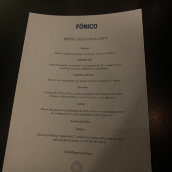 FÓNICO - 6 course menu - Restaurants Near Me - México, D.F., DIF