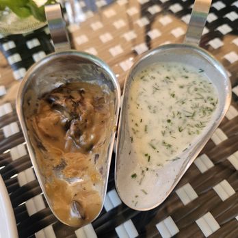 Chris Restaurant - Mushroom sauce and dill sauce - Polish Near Me - Stroudsburg, Pennsylvania Chris Restaurant - Mushroom sauce and dill sauce - Polish Near Me - Stroudsburg, Pennsylvania