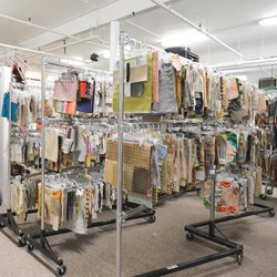 Lakeville Interiors - Decoration and design center fabric racks.