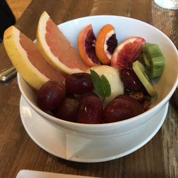 Medina Cafe - Granola with fruit - Breakfast & Brunch Near Me - Vancouver, British Columbia Medina Cafe - Granola with fruit - Breakfast & Brunch Near Me - Vancouver, British Columbia