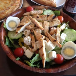 Tower Pizza - Greek Sala with Chicken