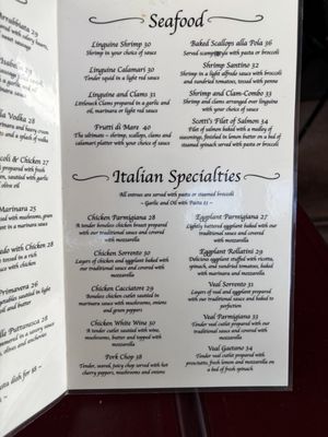 Menu photo 3 Scotti's Restaurant & Pizzeria Schenectady, NY