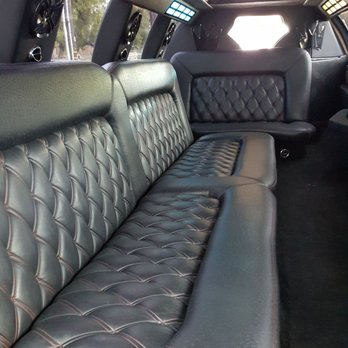 All Starz Limousine - Inside the white Lincoln limo 12 passengers - Limos Near Me - Anaheim, California