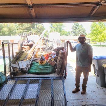 Value Junk Removal - Garage cleanout. Happy customer. - Junk Removal & Hauling Near Me - Loveland, Colorado Value Junk Removal - Garage cleanout. Happy customer. - Junk Removal & Hauling Near Me - Loveland, Colorado
