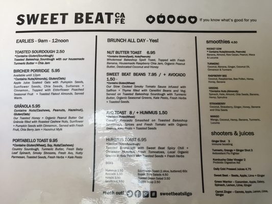 Menu photo 2 The Sweet Beat Café Sligo, SO