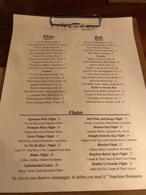 Menu photo 7 Vineyard Market Ozark, MO