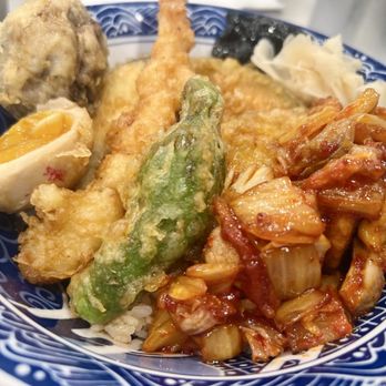 Okome - Kimchi Kurobuta Tendon - everything delicious - Japanese Near Me - Honolulu, Hawaii Okome - Kimchi Kurobuta Tendon - everything delicious - Japanese Near Me - Honolulu, Hawaii