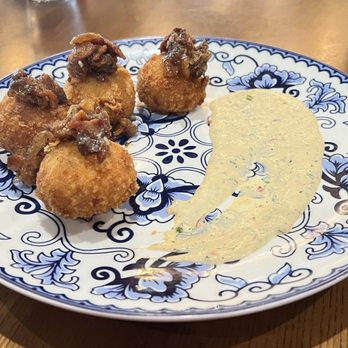The Living Room - Pimento croquettes with bacon jam - New American Near Me - Wesley Chapel, Florida