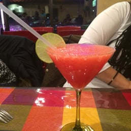 Strawberry margarita was delicious and it packed a punch if you know what I mean!!!