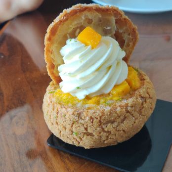 Duo Patisserie & Cafe - Passion fruit Cream Puff - Desserts Near Me - Markham, Ontario