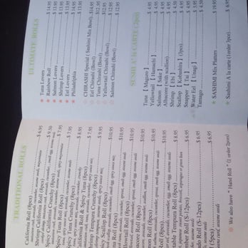 Pisces - Menu front. - Sushi Bars Near Me - Manhattan Beach, California Pisces - Menu front. - Sushi Bars Near Me - Manhattan Beach, California