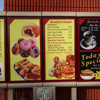 Ray's Donuts - The drive-thru menu board. - Donuts Near Me - Buford, Georgia Ray's Donuts - The drive-thru menu board. - Donuts Near Me - Buford, Georgia