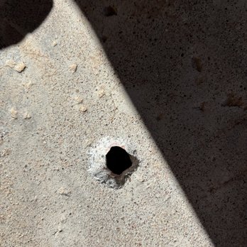 Steel Advantage Mesa - The hole drilled to hold the gate open - Fences & Gates Near Me - Mesa, Arizona Steel Advantage Mesa - The hole drilled to hold the gate open - Fences & Gates Near Me - Mesa, Arizona