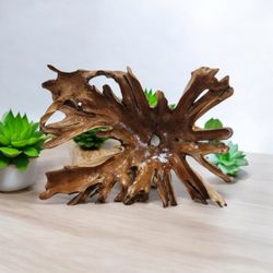 Noble and Rustic - #teakwood #wall #decor